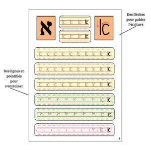 Cahier D'écriture - Niveau 1