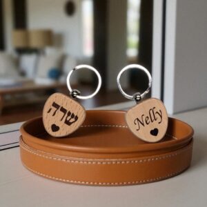 Coeur4 (1)-Photoroom Porte clé Bois Coeur Personnalisable