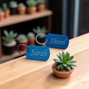 P6 (1)-Photoroom (2) Porte Clé Métal Personnalisable