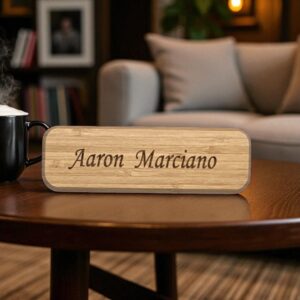 Boîte en bois avec 2 Stylo Personnalisable