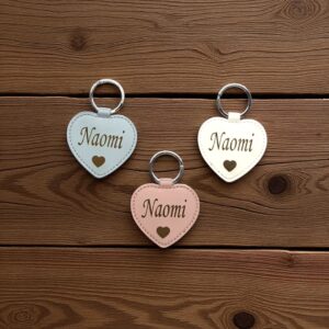 coeurs2-1-Photoroom Porte Clé Coeur Personnalisable