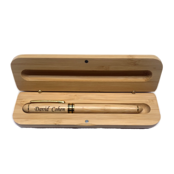 Boîte en bois avec Stylo Personnalisable