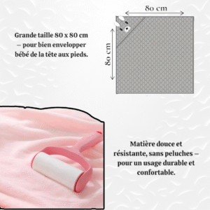 Cape de bains Bébé Personnalisable