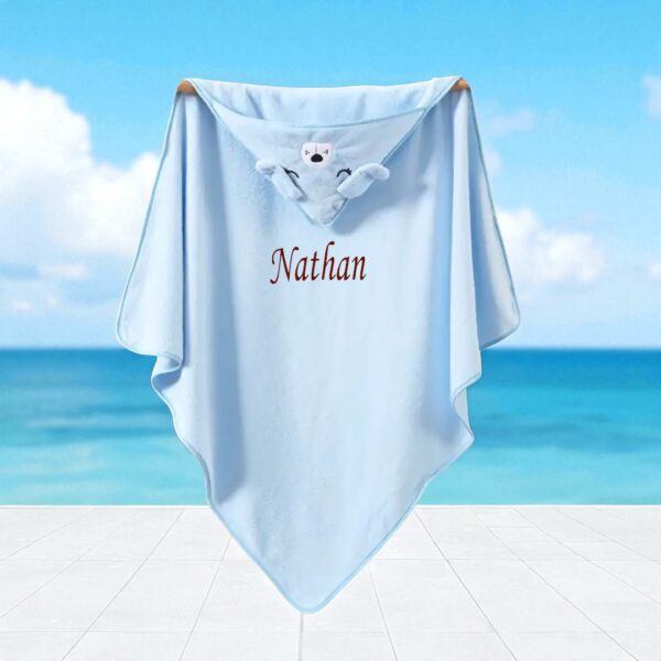 Cape de bains Bébé Personnalisable