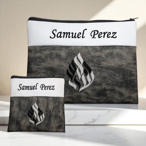 Pochette Talit & Tefilin Breslev Personnalisable